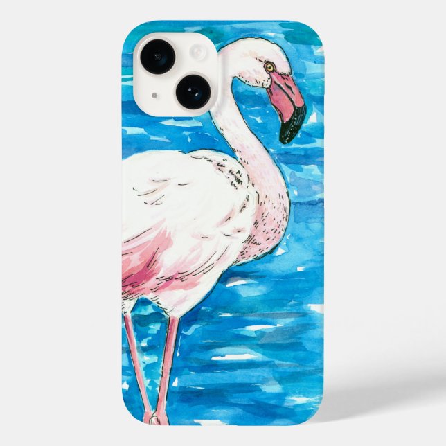 Coques Case-Mate iPhone flamant rose (Verso)