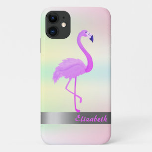 Case-Mate iPhone Case Flamant rose Cool tendance Holographic Iridescente