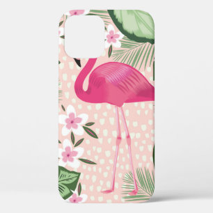 Case-Mate iPhone Case Flamant rose et palmiers sans soudure motif illust