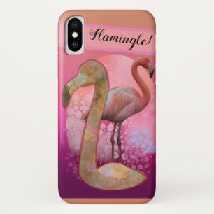Case-Mate iPhone Case Flamant rose floral flamand
