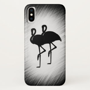 Case-Mate iPhone Case Flamant rose noir et blanc