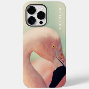 Coque Pour Pour iPhone 14 Pro Max Flamant rose rose Été Tropical Floride