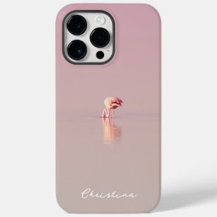 Coque Pour Pour iPhone 14 Pro Max Flamant rose rose Fille Tropical été