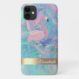 Case-Mate iPhone Case Flamant rose rose moderne Iridescente optique
