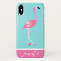 Flamant rose rose personnalisé