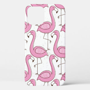 Case-Mate iPhone Case Flamant rose sans couture motif, design exotique v
