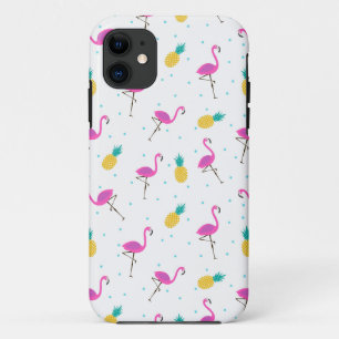 Coque Case-Mate Pour iPhone Flamants roses au néon 2