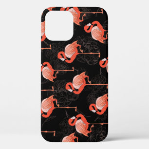 Case-Mate iPhone Case Flamants roses Oiseaux : Textile Vintage