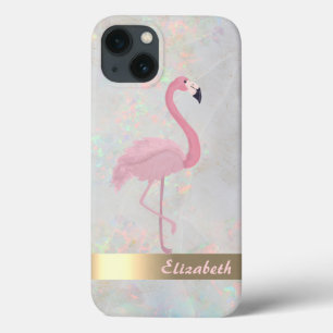 Case-Mate iPhone Case Flamants roses rose moderne Opal Iridescente