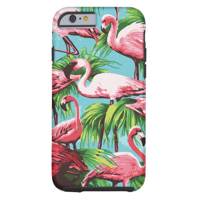 Coques Case-Mate iPhone Flamants roses roses cool (Dos)