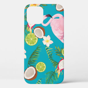 Case-Mate iPhone Case Flamants roses roses : Tropical Seamless Motif