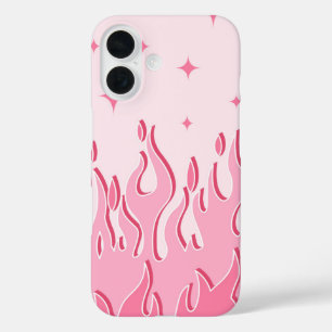Coques iPhone 16 Flammes Blush Dreamy - Rose Spark Esthétique