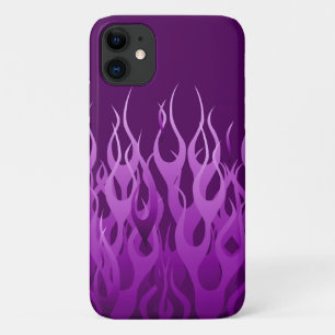 Etui iPhone Case-Mate Flammes de course violet cool élégant