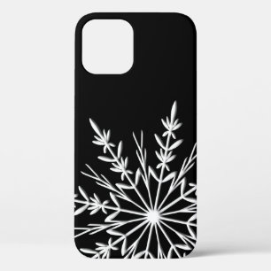 Case-Mate iPhone Case Flèche de neige noire et blanche
