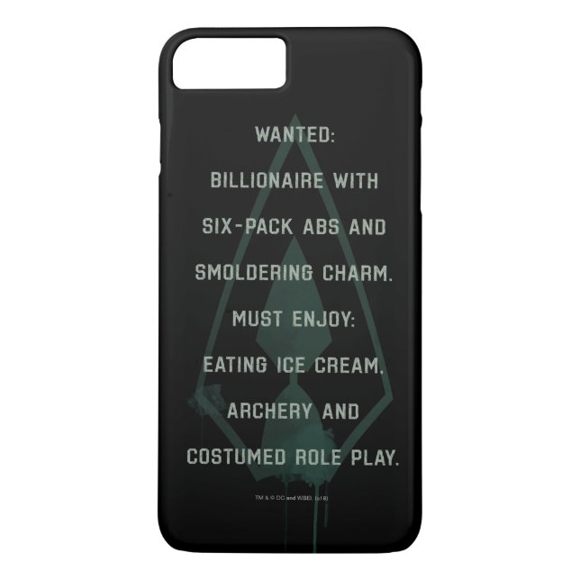 Coques Case-Mate iPhone Flèche | Green Arrow Parodie Recherché Post (Dos)