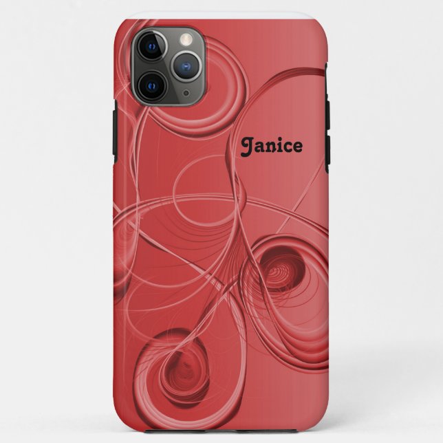 Coques Case-Mate iPhone Flèches Abstraites en rouge (Dos)