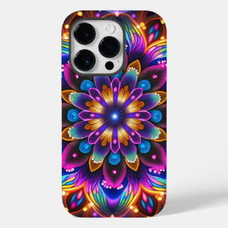 Coque Pour iPhone 14 Pro Fleur Abstraite