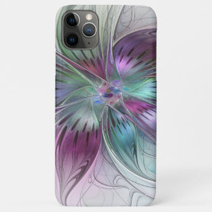 Case-Mate iPhone Case Fleur Abstraite colorée Art moderne floral fractal