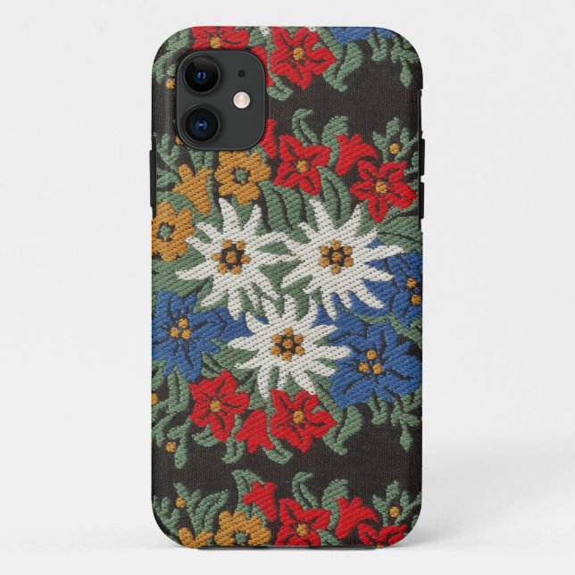 Coques Case-Mate iPhone Fleur alpine suisse Edelweiss (Dos)