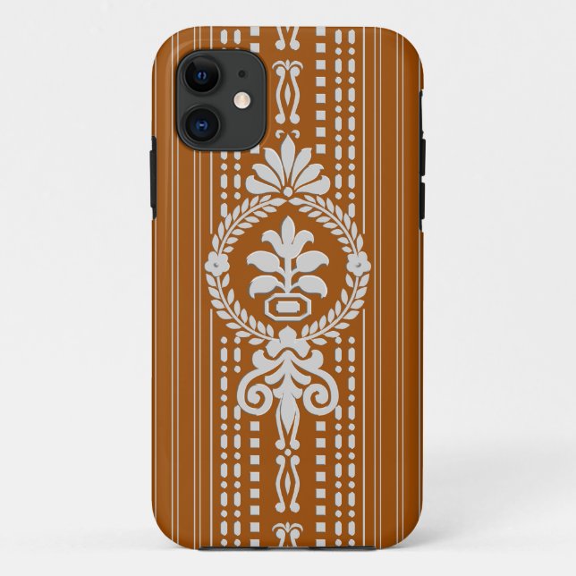 Coques Case-Mate iPhone Fleur avec couronne de laurier (Dos)