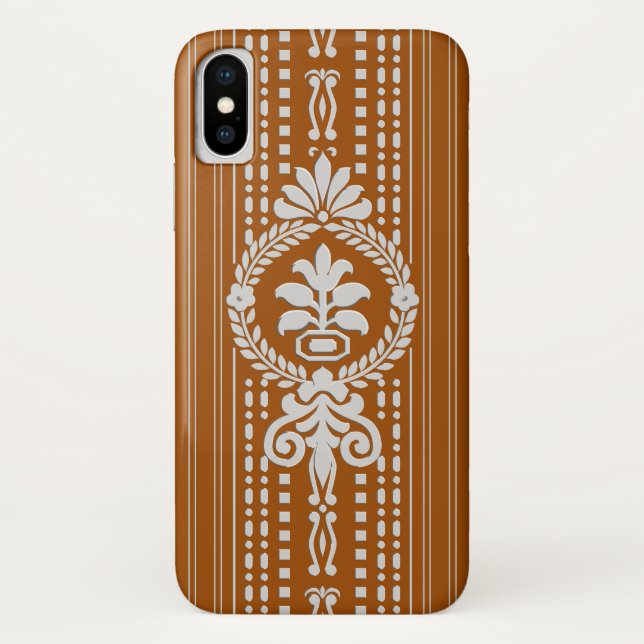 Coques Case-Mate iPhone Fleur avec couronne de laurier (Dos)