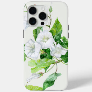 Coque iPhone 15 Pro Max Fleur blanche