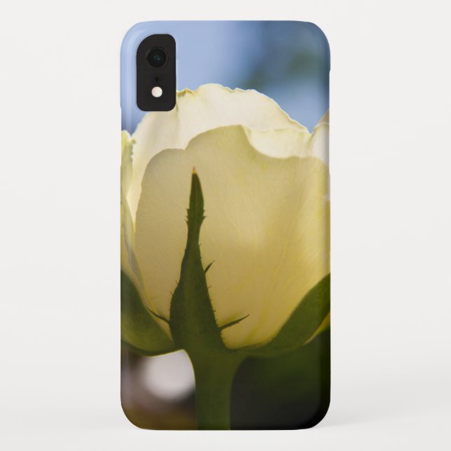 Coques Case-Mate iPhone Fleur blanche Rose jolie fille (Dos)