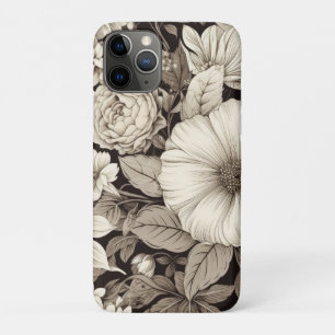 Case-Mate iPhone Case Fleur botanique sépia Dark Academia