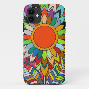 Etui iPhone Case-Mate fleur colorée mandala yaei design