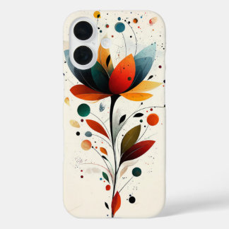 Coques iPhone 16 Fleur cosmique