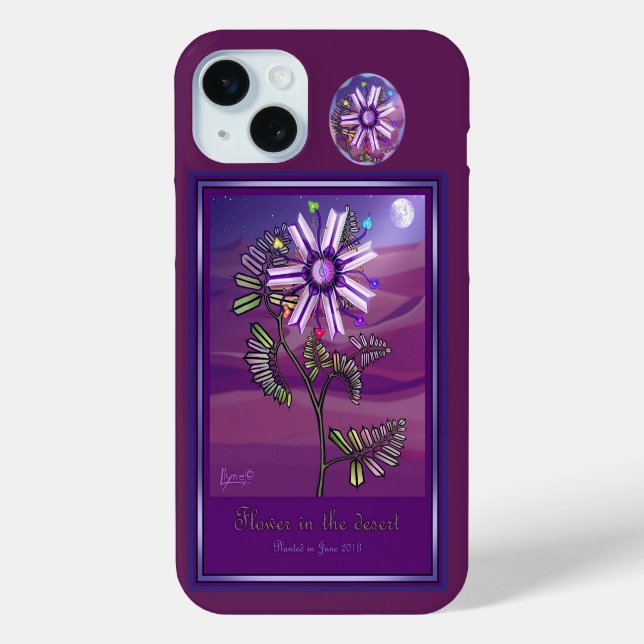 Coques Case-Mate iPhone Fleur dans le désert (Verso)