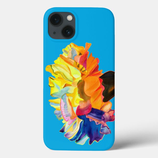 Coques Case-Mate iPhone Fleur d'aquarelle couleur carnation (Verso)