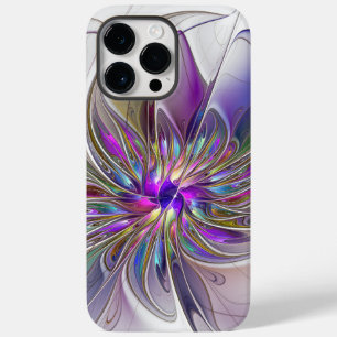Coque Pour Pour iPhone 14 Pro Max Fleur d'art Abstrait, énergique et coloré