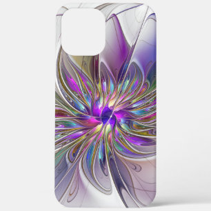 Case-Mate iPhone Case Fleur d'art fractal abstrait énergique et coloré