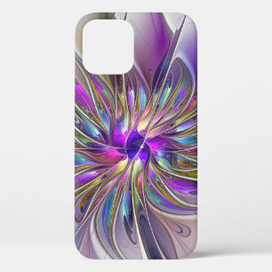 Case-Mate iPhone Case Fleur d'art fractal abstrait énergique et coloré