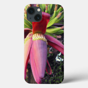 iPhone 13 Coque Fleur de bananier en gros plan