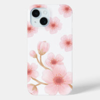 Fleur de cerisier à l'aquarelle Fleur rose japonai