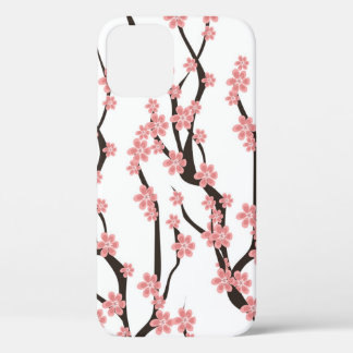 Case-Mate iPhone Case Fleur de cerisier : Blanc Vintage Sans Seamless.