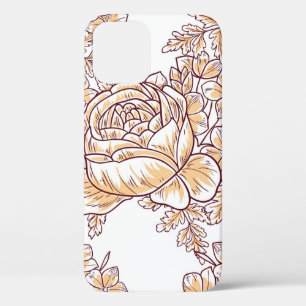 Case-Mate iPhone Case Fleur de fleurs. motif Abstrait élégant