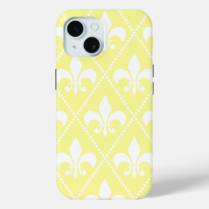 Coque Pour iPhone 15 Fleur de Lis