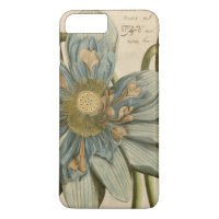 Fleur de Lotus Bleu sur Arrière - plan Tan avec éc