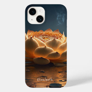 Coque Pour iPhone 14 Fleur de Lotus Chic