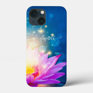 Case-Mate iPhone Case Fleur de lotus violette magnifique, lac, bleu, zen