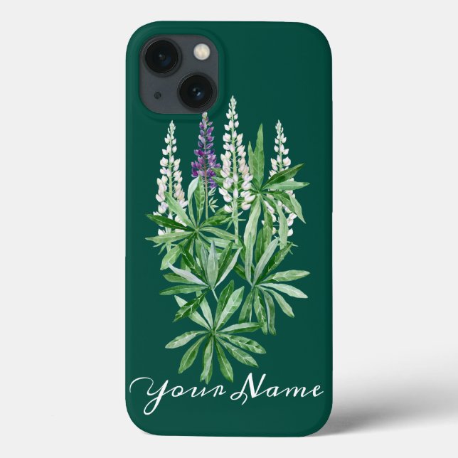 Coques Case-Mate iPhone Fleur de lupin (Verso)