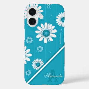 Coques iPhone 16 Fleur de marguerite : motif floral minimaliste