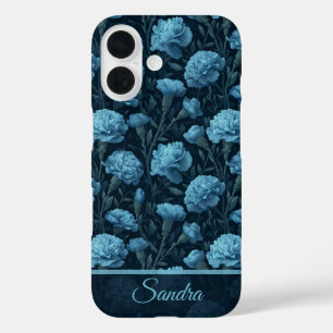Coques iPhone 16 Fleur de Œillet de Souvenir d'Anniversaire Classiq