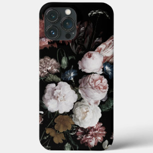 Case-Mate iPhone Case Fleur de Rose délicate Moody foncé