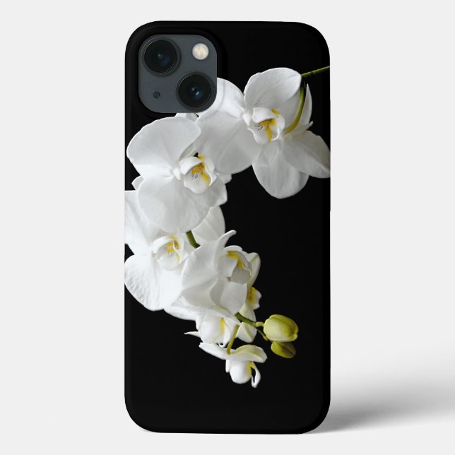 Coques Case-Mate iPhone Fleur d'orchidée blanche (Verso)