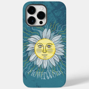 Coque Pour Pour iPhone 14 Pro Max Fleur et soleil - Nature