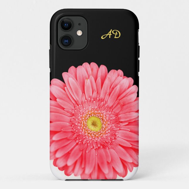 Coques Case-Mate iPhone Fleur Gerbera rose (Dos)